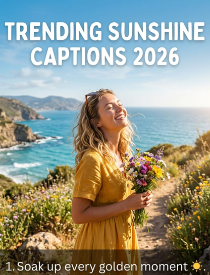 Trending Sunshine Captions (2026)