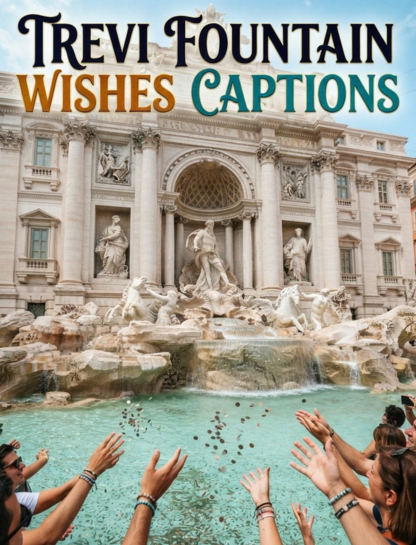 Trevi Fountain Wishes Captions