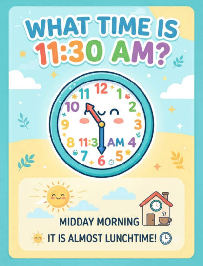 What Time Is 11:30 AM?