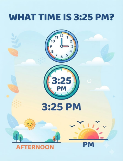What Time Is 3:25 PM?