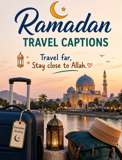 🌄 Ramadan Travel Captions