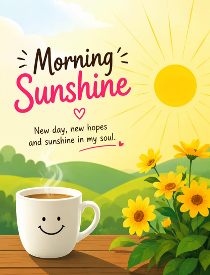 🌅 Morning Sunshine Captions