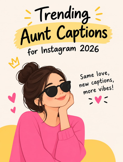 🌟 Trending Aunt Captions for Instagram 2026