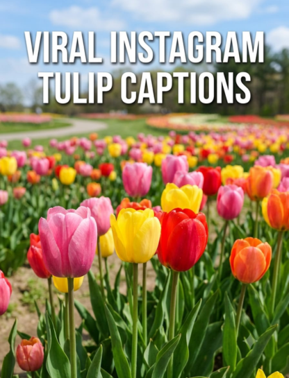 🌷 Viral Instagram Tulip Captions (Reels + Trends)