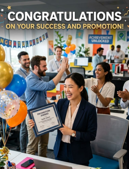 🏆 Promotion & Success Captions