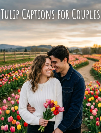💕 Tulip Captions for Couples (Romantic Pack)