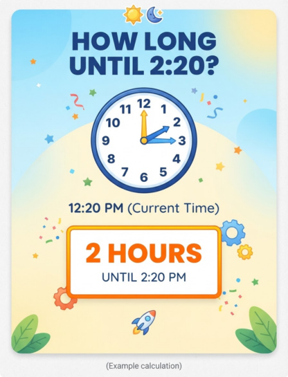 How Long Until 2:20?