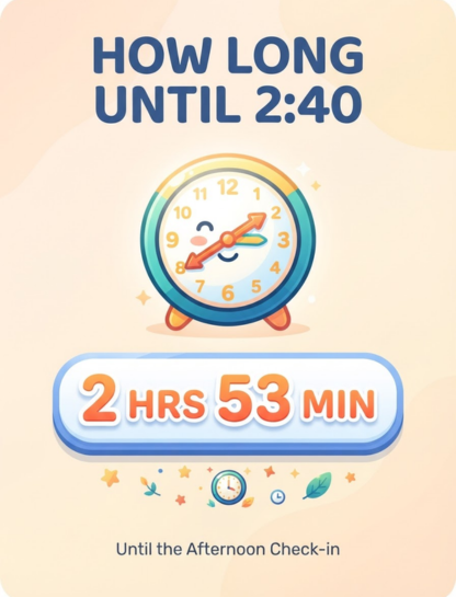 How Long Until 2:40?