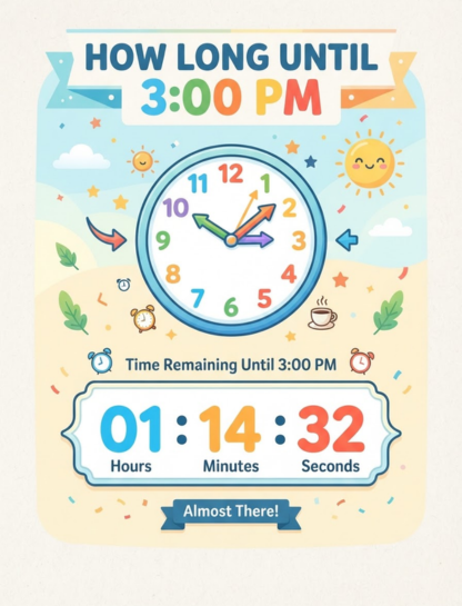 How Long Until 3:00 PM? Understanding the Countdown