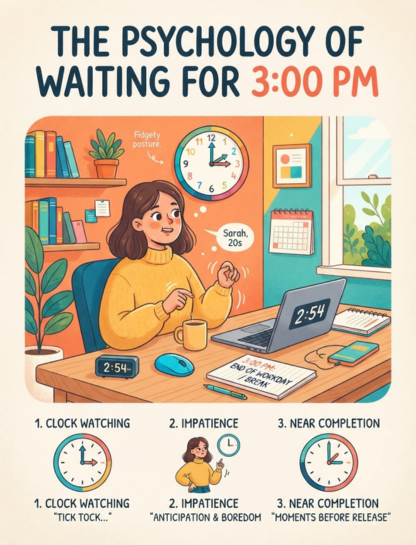 The Psychology of Waiting for 3 PM