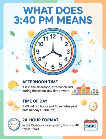What Does 3:40 PM Mean?