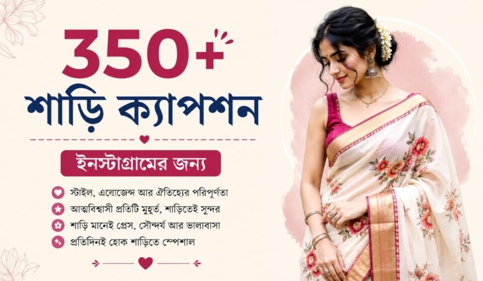 350+ Saree Captions in Bengali for Instagram: Stylish, Traditional & Beautiful Quotes for Girls
