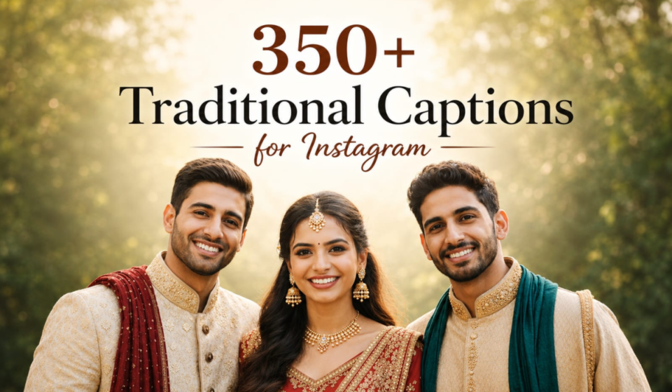 350+ Traditional Captions for Instagram: Best Ethnic, Cultural & Stylish Quotes for Every Occasion