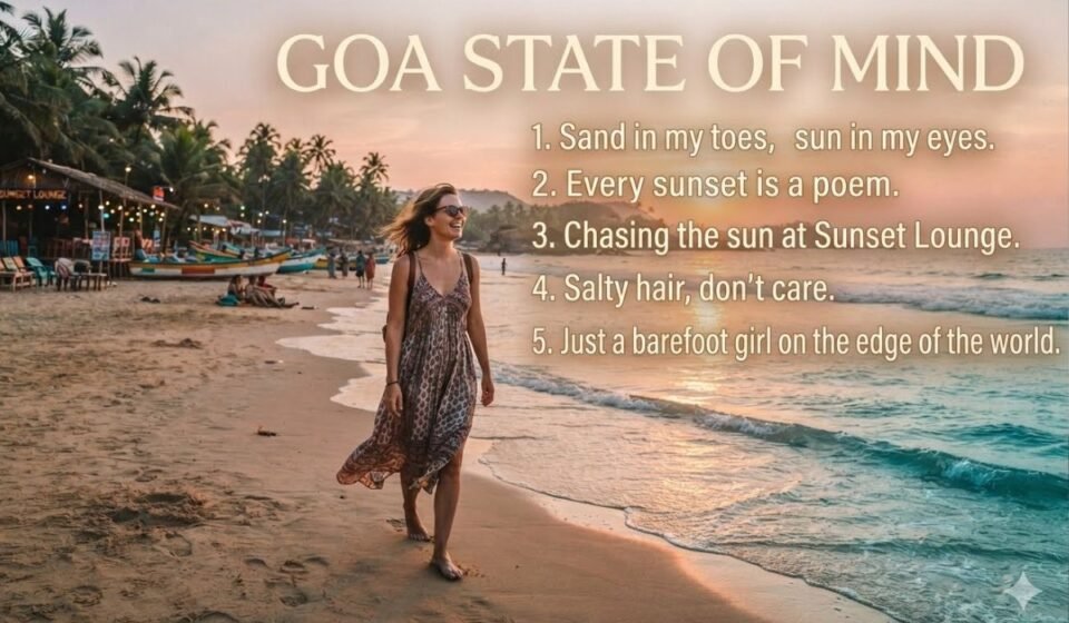 450+ Goa Captions for Instagram: Beach, Travel, Vacation & Sunset Quotes (2026)