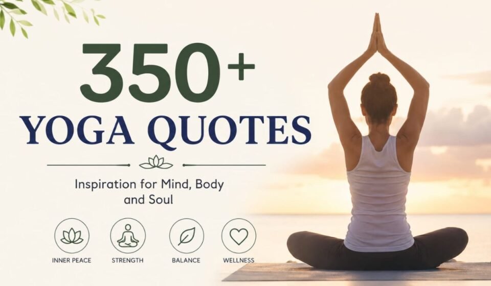 450+ Yoga Quotes: Inspirational, Motivational & Peaceful Sayings for Mind, Body and Soul