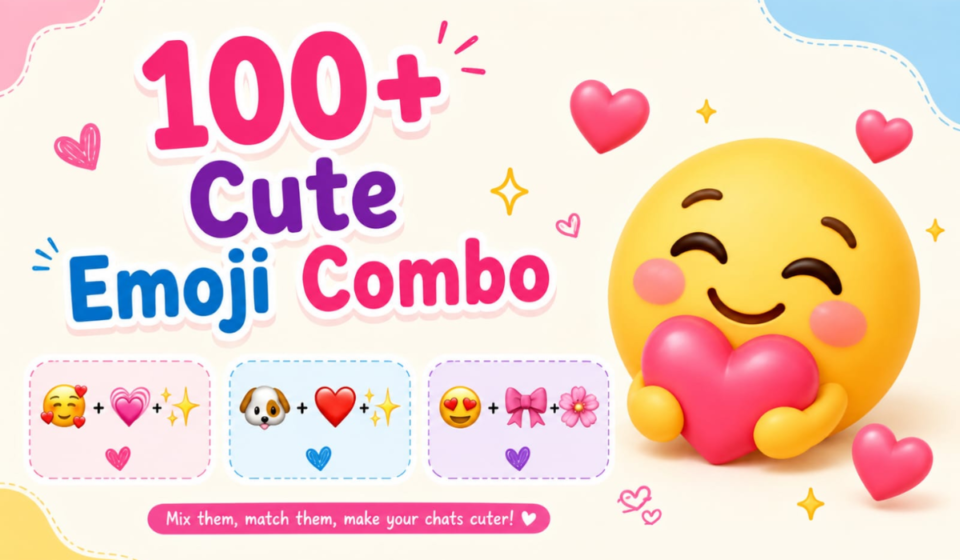 100+ Cute Emoji Combos to Copy & Paste Today 🎀 Fun, Aesthetic & Trendy