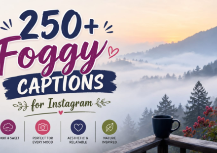 250+ Best Foggy Captions for Instagram (Short, Aesthetic, Funny & Moody)