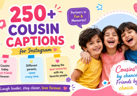 250+ Cousin Captions for Instagram 👫 Funny, Cute & Aesthetic (2026)
