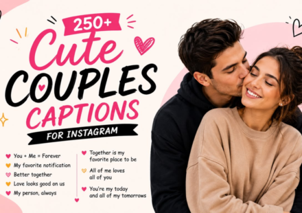 250+ Cute Couple Captions for Instagram 2026 | Matching, Romantic & Viral Vibes
