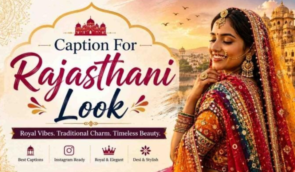 250+ Rajasthani Look Captions for Instagram: Royal, Traditional & Stylish Quotes for Ethnic Vibes