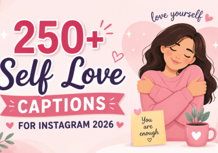 250+ Self Love Captions for Instagram 2026 | Confident, Empowering & Healing