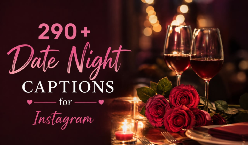290+ Date Night Captions for Instagram 💖 | Trendy, Cute & Aesthetic Ideas