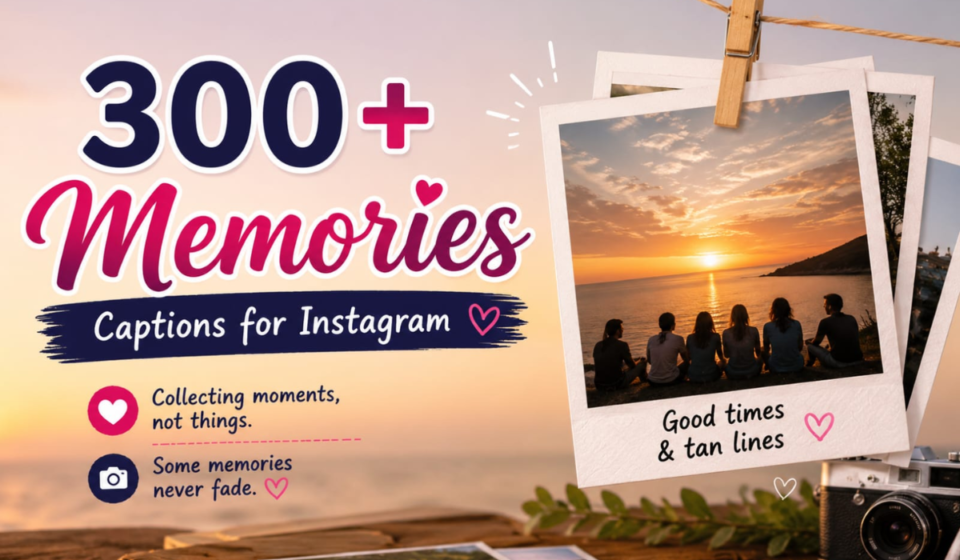 300+ Memories Captions for Instagram 💭 | Perfect Throwback Captions for Every Mood