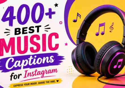 400+ Best Music Captions for Instagram 🎶 Catchy, Cool & Trendy Vibes (2026)