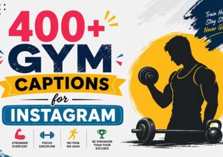 400+ Gym Captions for Instagram to Boost Your Fitness Posts (2026)
