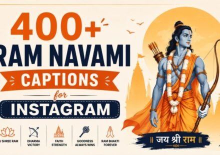 400+ Ram Navami Captions for Instagram, WhatsApp & Facebook (2026)