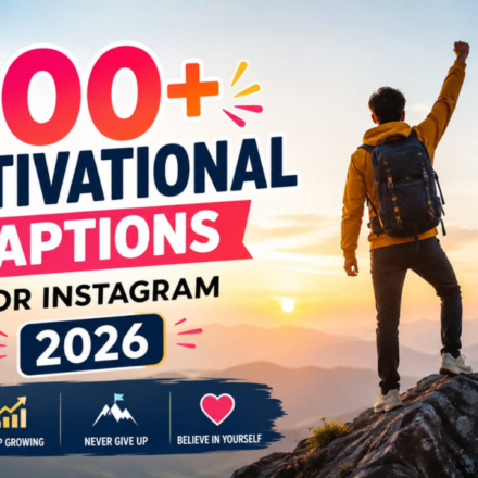 500+ Motivational Captions for Instagram 2026: Inspire, Hustle & Shine