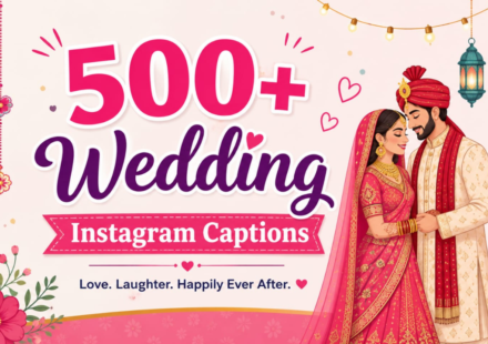 500+ Wedding Instagram Captions: Romantic, Cute & Heart Touching Quotes for Your Special Day