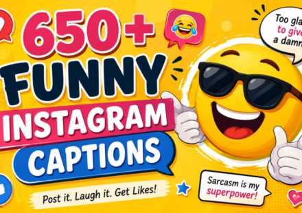 650+ Funny Instagram Captions 2026 | Hilarious, Witty & LOL-Worthy