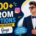 400+ Prom Captions for Instagram for Guys 🎩 Trendy & Stylish Ideas 2026