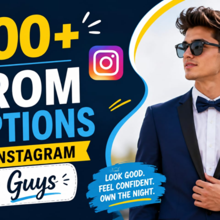 400+ Prom Captions for Instagram for Guys 🎩 Trendy & Stylish Ideas 2026