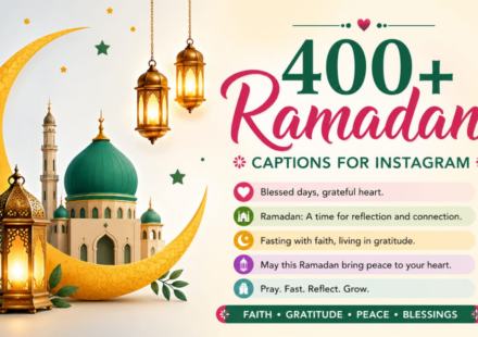 400+ Ramadan Captions for Instagram 2026 🌙 Beautiful, Blessed & Heartfelt