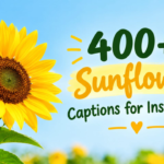 400+ Sunflower Captions for Instagram: Aesthetic & Cute Ideas (2026)