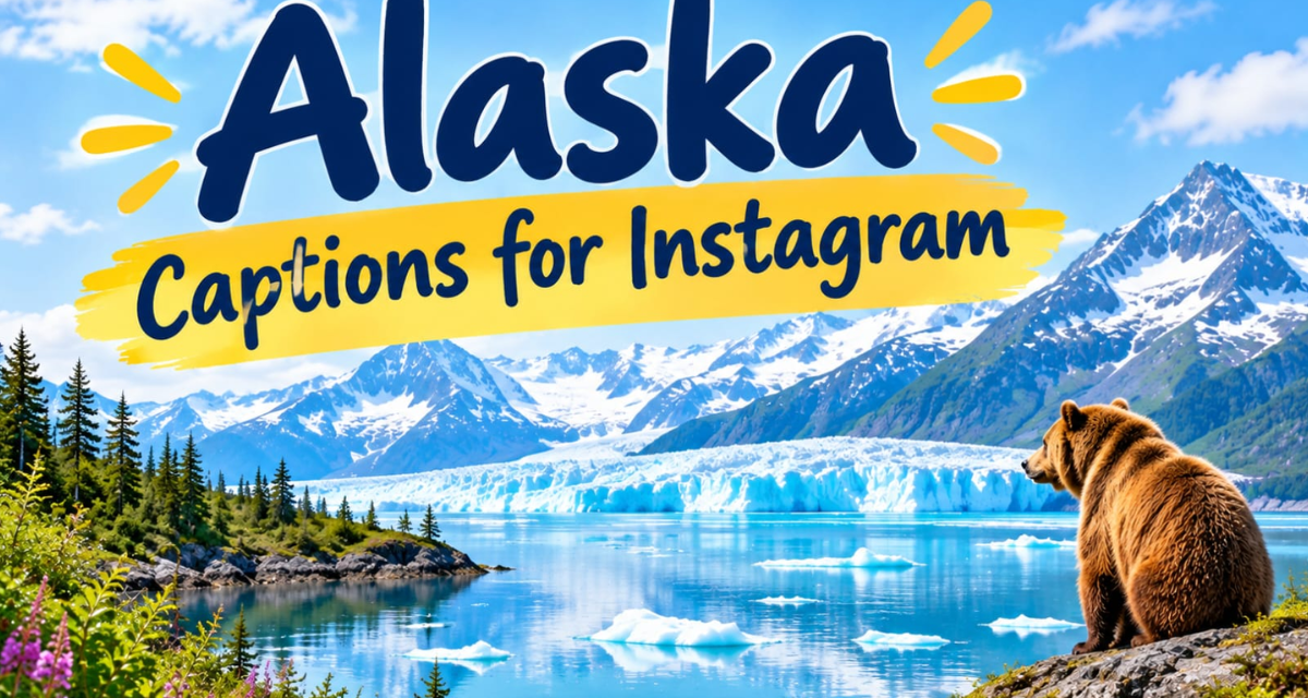 Alaska Captions for Instagram: Short, Cute & Aesthetic Travel Ideas