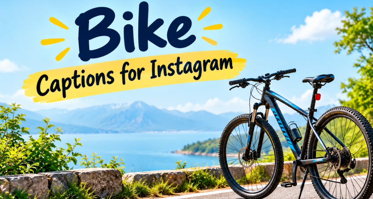 Bike Captions for Instagram: Cool, Funny & Short Ideas