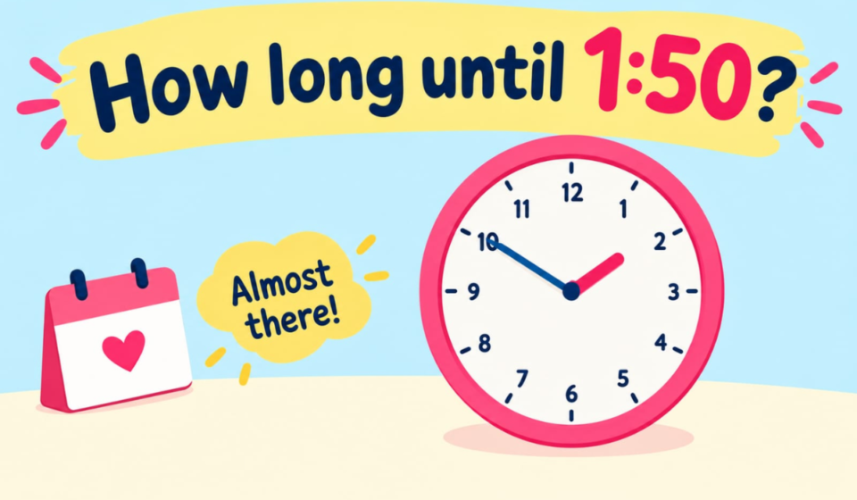 How Long Until 1:50? Countdown Timer & Exact Time Remaining