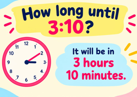 How Long Until 3:10? Countdown Timer & Exact Time Remaining