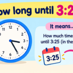 How Long Until 3:25? Countdown to 3:25 PM Today