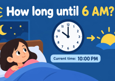 How Long Until 6 PM? Countdown to 6:00 PM Today