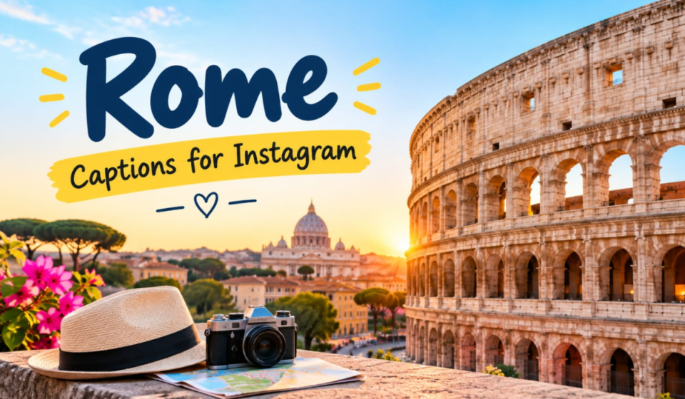 Rome Captions for Instagram: Aesthetic, Funny & Romantic Ideas