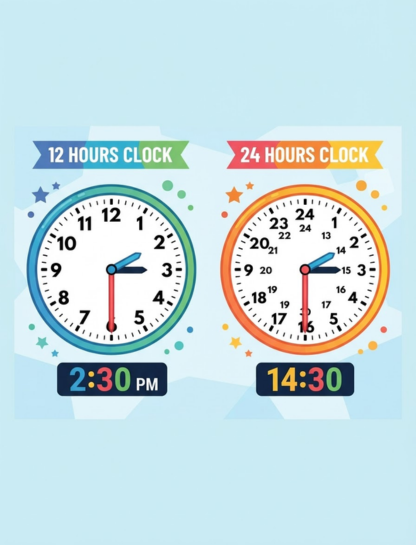 2:30 in 12-Hour and 24-Hour Time