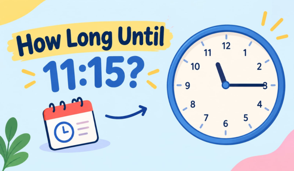 How Long Until 11:15? Countdown Timer & Exact Time Remaining