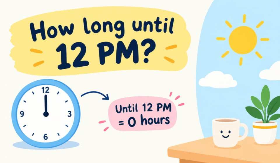 How Long Until 12 PM? Simple Time Calculation Guide