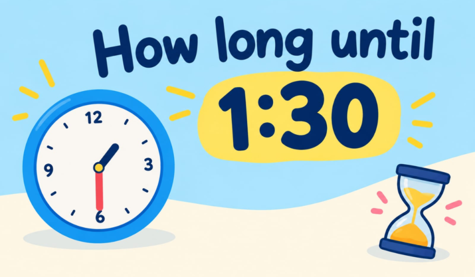 How Long Until 1:30? Simple Time Calculation Guide