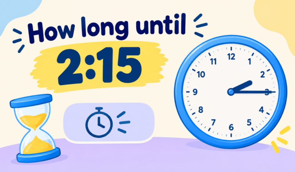 How Long Until 2:15? Simple Time Calculation Guide
