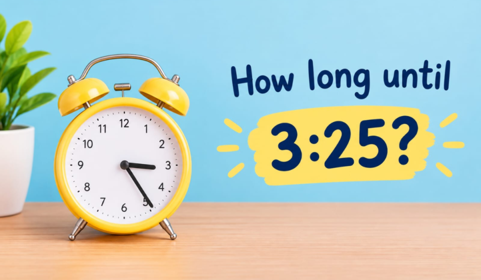 How Long Until 3:25? Simple Time Calculation Guide